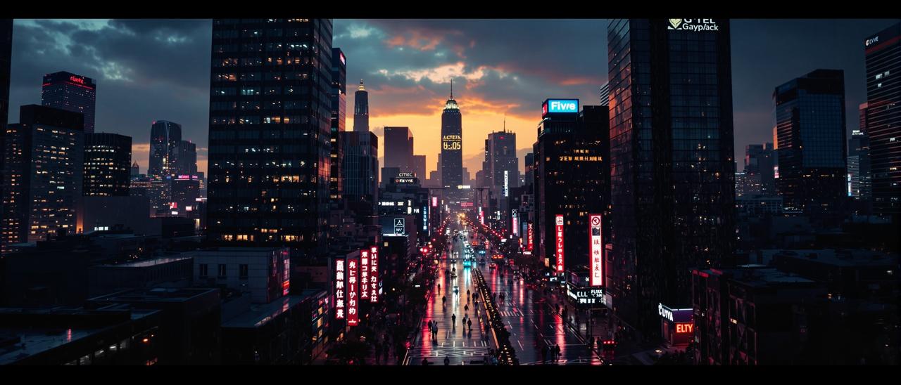 亚洲第一影院作品 城市之光 高清HD背景图